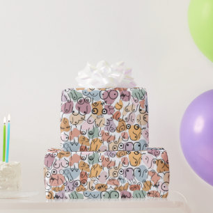 Cadeau Papier d'emballage motif Pastel