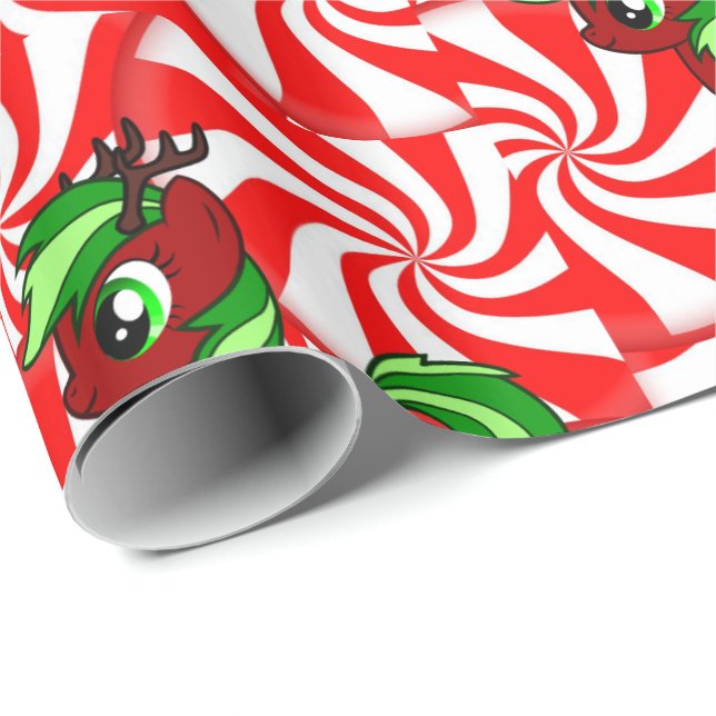 Cadeau Papier d'emballage Noël (Coin rond)