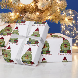 Cadeau Papier d'emballage Noël Turtle Holiday