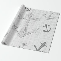 Papier d'emballage noir et blanc de la page de déc