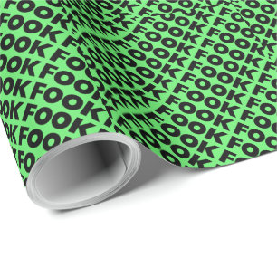 Cadeau Papier d'emballage noir mat