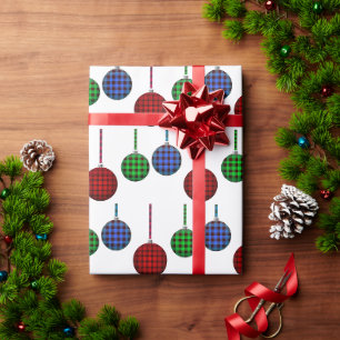 Cadeau Papier d'emballage ornement de Noël