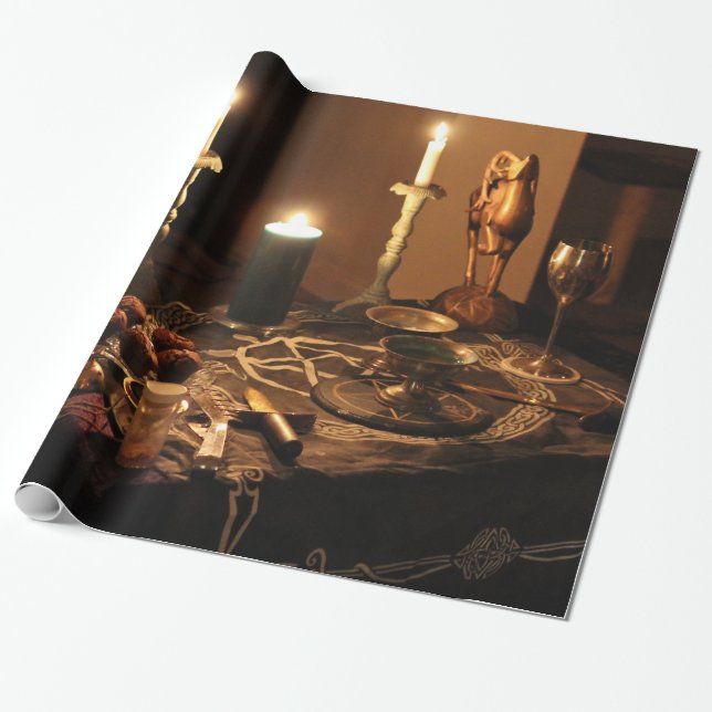 Cadeau Papier d'emballage païen (Déroulé)