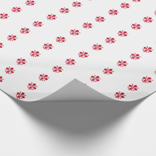 Cadeau Papier d'emballage patriotique avec drapeau de Flo
