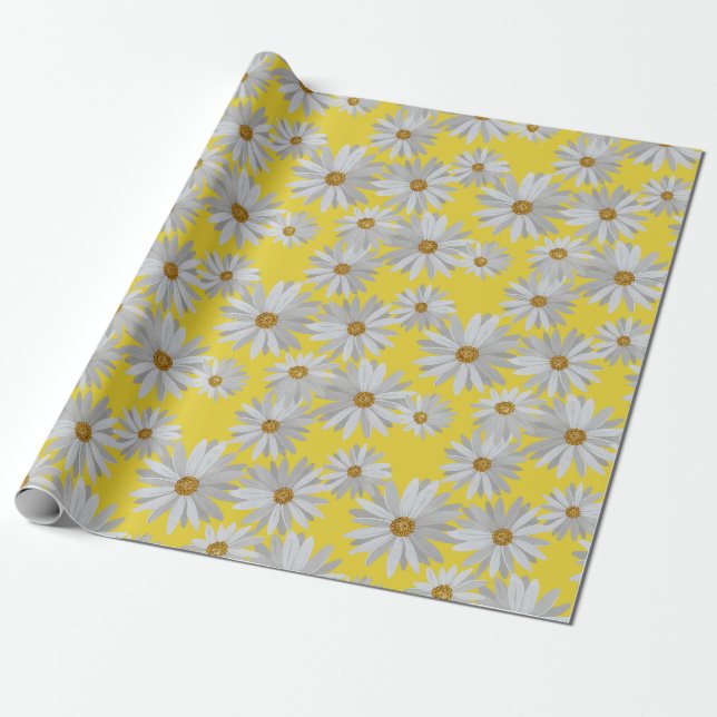 Cadeau Papier d'emballage peint à la main (Déroulé)