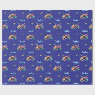 Cadeau Papier d'emballage personnalisé avec nom pour le h