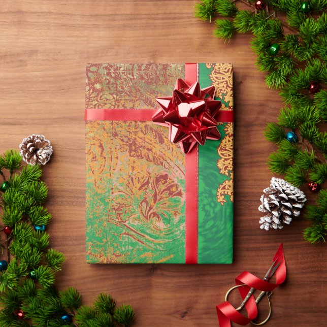 Cadeau Papier d'emballage personnalisé | Finition mate |  (Cadeau de vacances)