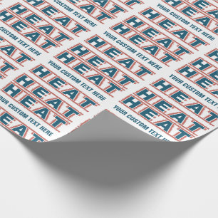Cadeau Papier d'emballage personnalisé HEAT