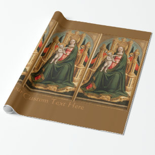 Cadeau Papier d'emballage personnalisé "La Vierge et l'En