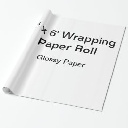 Cadeau Papier d'emballage personnalisé (rouleau 2x6, papi