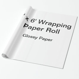 Cadeau Papier d'emballage personnalisé (rouleau 2x6, papi