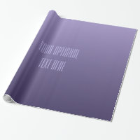 Papier d'emballage personnalisé violet violet dégr