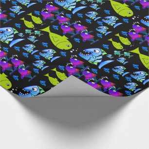 Cadeau Papier d'emballage Poisson