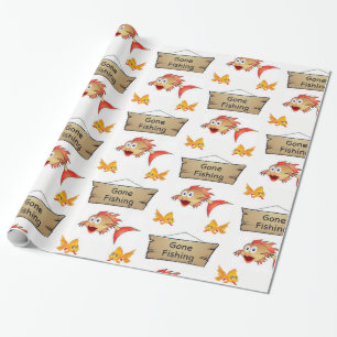 Cadeau Papier d'emballage Poisson