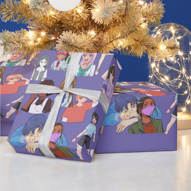 Cadeau Papier d'emballage pour animaux (Vacances)