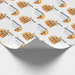 Cadeau Papier d'emballage pour Baby Shower Little Pumpkin