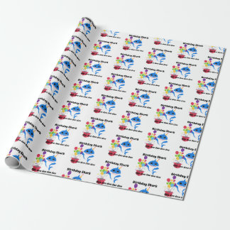 Cadeau Papier d'emballage pour bébé requin