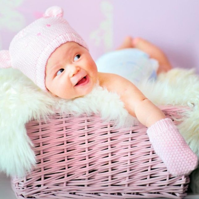 Cadeau papier d'emballage pour bébé rose (Créateur téléchargé)