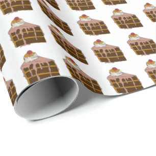 Cadeau Papier d'emballage pour gâteau au chocolat