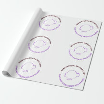 Papier d'emballage pour la fête des mères non gard