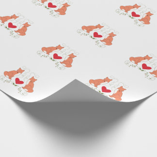 Cadeau Papier d'emballage pour la vigne du coeur et du re