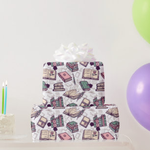 Cadeau Papier d'emballage pour les amoureux de livres