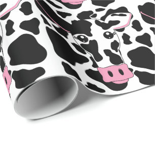 Cadeau Papier d'emballage pour l'impression de vaches