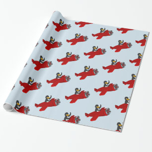 Cadeau Papier d'emballage pour pingouins volants