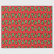 Papier d'emballage pour sapin de Noël
