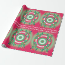 Papier d'emballage pour sapins de Noël
