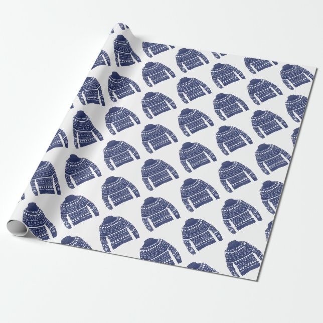 Cadeau Papier d'emballage pour Sweater de Noël moche (Déroulé)