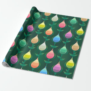 Cadeau papier d'emballage pour tulipes de jardin