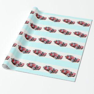 Cadeau Papier d'emballage pour voitures classiques