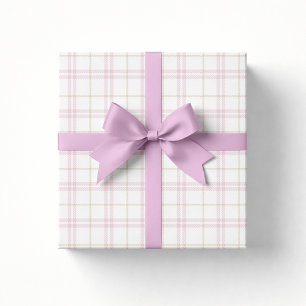 Cadeau Papier d'emballage Prépa Rose à Carreaux pour Baby