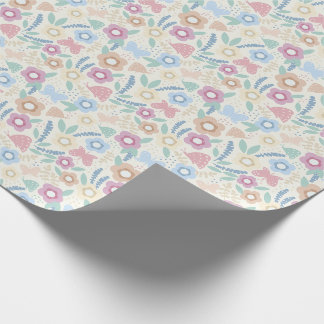 Cadeau Papier d'emballage Promenade dans les jardins