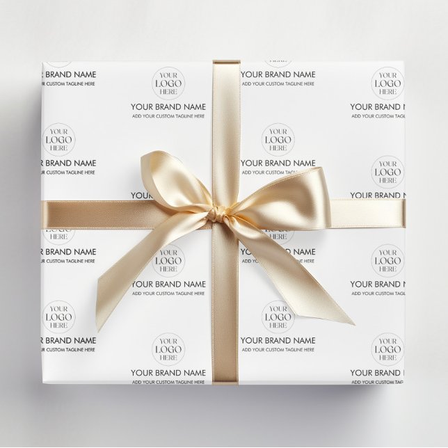 Cadeau Papier d'emballage promotionnel avec logo d'entrep (Créateur téléchargé)