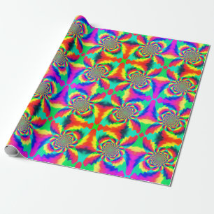 Cadeau Papier d'emballage PSYCHÉDÉLIQUE
