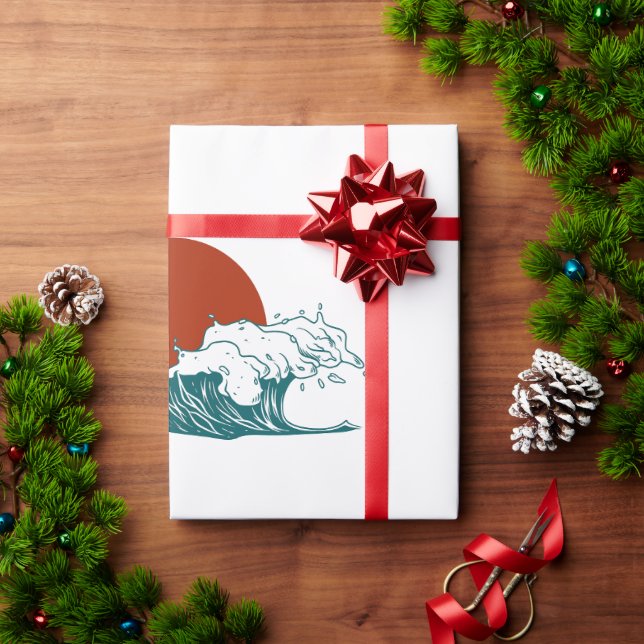 Cadeau Papier d'emballage Rétro (Cadeau de vacances)