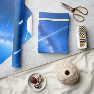 Cadeau Papier d'emballage Rêveur Étoiles Filantes