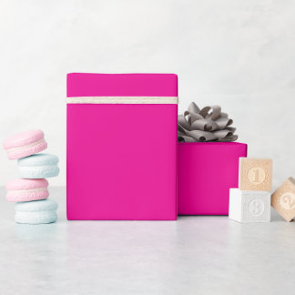 Cadeau Papier d'emballage rose vif