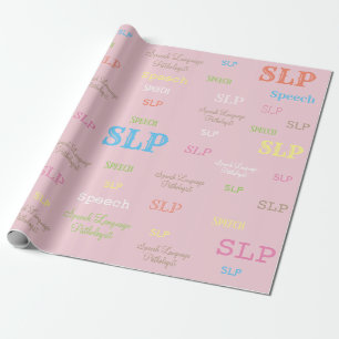 Cadeau Papier d'emballage SLP (orthophoniste)