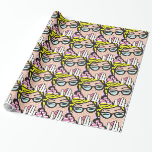 Cadeau Papier d'emballage snob d'art de Madame bruit