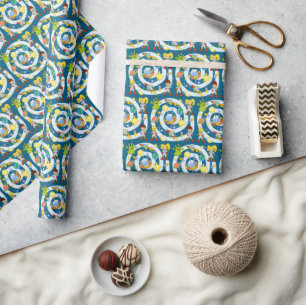 Cadeau Papier d'emballage Space Kids