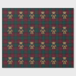 Cadeau Papier d'emballage tartan à carreaux inspiré de Ra