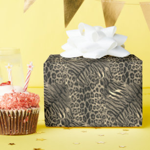 Cadeau Papier d'emballage tendance pour peau de tigre de 
