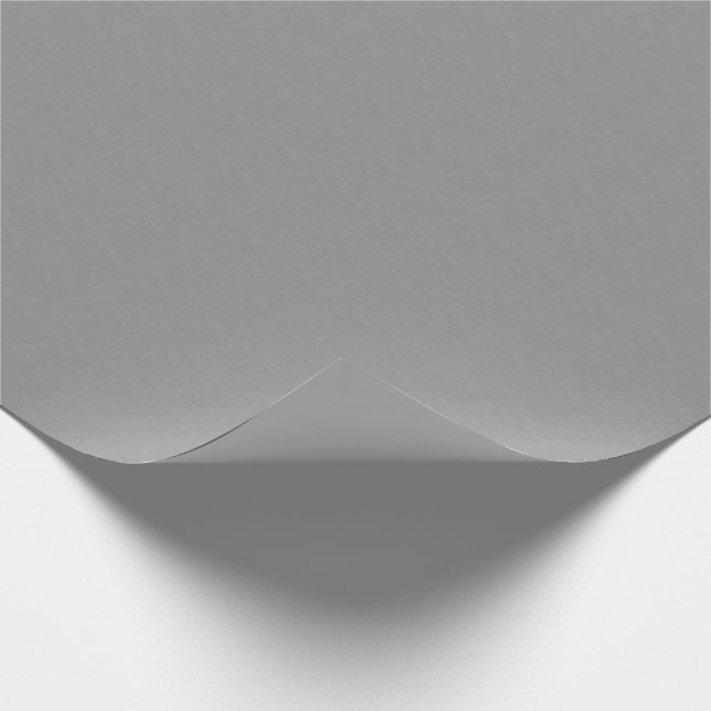 Cadeau Papier d'emballage texturé gris neutre (Coin)