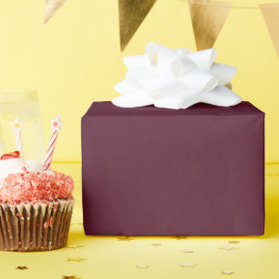 Cadeau Papier d'emballage texturé rouge foncé, brun rouge
