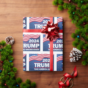 Cadeau Papier d'emballage Trump