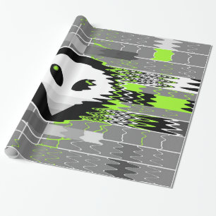 Cadeau papier d'emballage TV Alien
