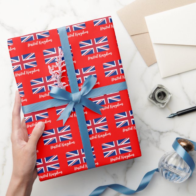 Cadeau Papier d'emballage Union Jack, drapeau britannique (Cadeaux)